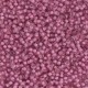 Miyuki rocailles Perlen 11/0 - Semi-matte silver lined light raspberry lined crystal 11-1931
